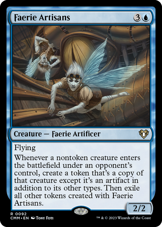 Faerie Artisans (CMM-092) - Commander Masters Foil - Premium MTG Single from Wizards of the Coast - Just $0.19! Shop now at Game Crave Tournament Store
