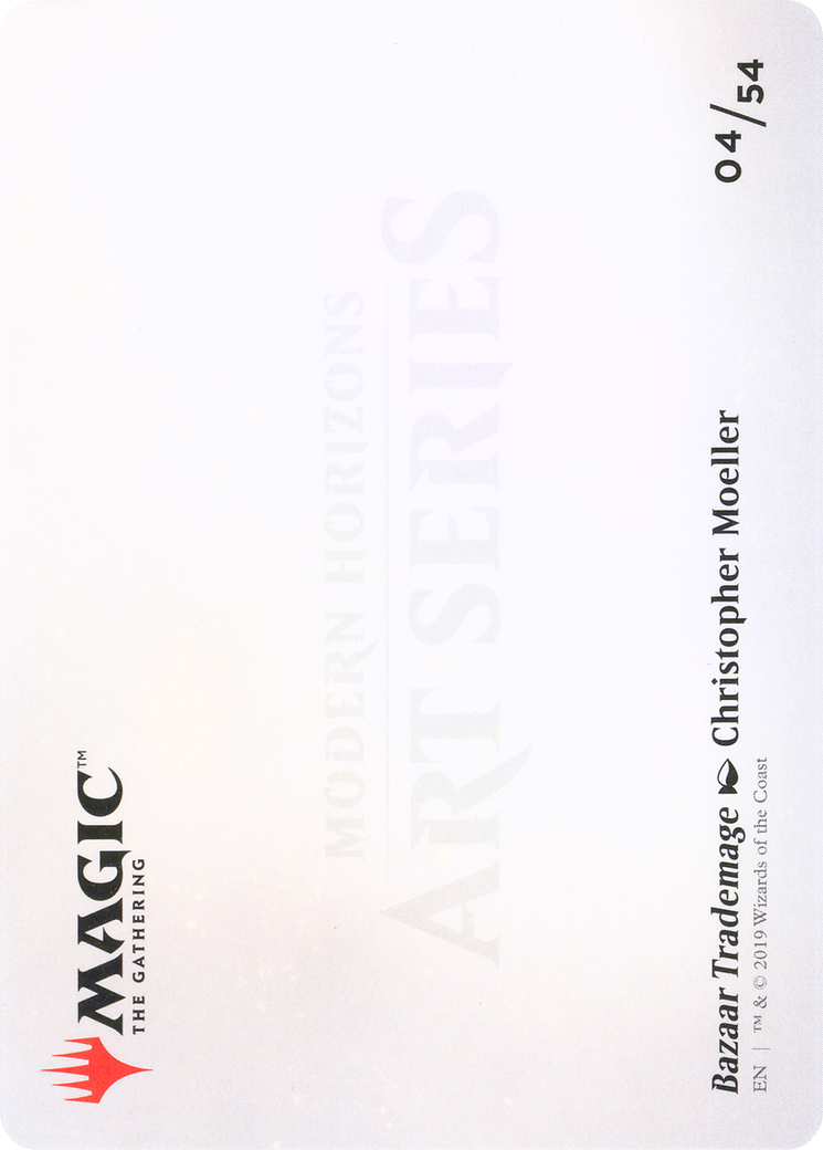 Bazaar Trademage // Bazaar Trademage (AMH1-004) - Modern Horizons Art Series (Borderless) - Premium MTG Single from Wizards of the Coast - Just $0! Shop now at Game Crave Tournament Store