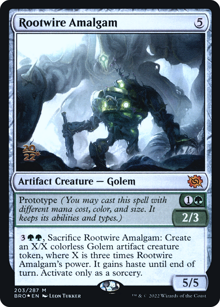 Rootwire Amalgam (PBRO-203S) - The Brothers' War Promos Foil - Premium MTG Single from Wizards of the Coast - Just $1.97! Shop now at Game Crave Tournament Store