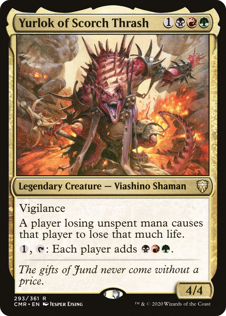 Yurlok of Scorch Thrash (CMR-293) - Commander Legends - Premium MTG Single from Wizards of the Coast - Just $0.08! Shop now at Game Crave Tournament Store