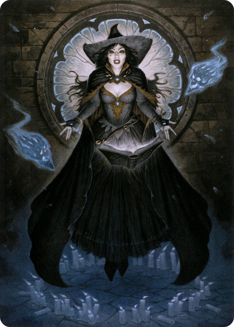 Tasha, the Witch Queen // Tasha, the Witch Queen (ACLB-076) - Battle for Baldur's Gate Art Series (Borderless) Foil - Premium MTG Single from Wizards of the Coast - Just $0! Shop now at Game Crave Tournament Store