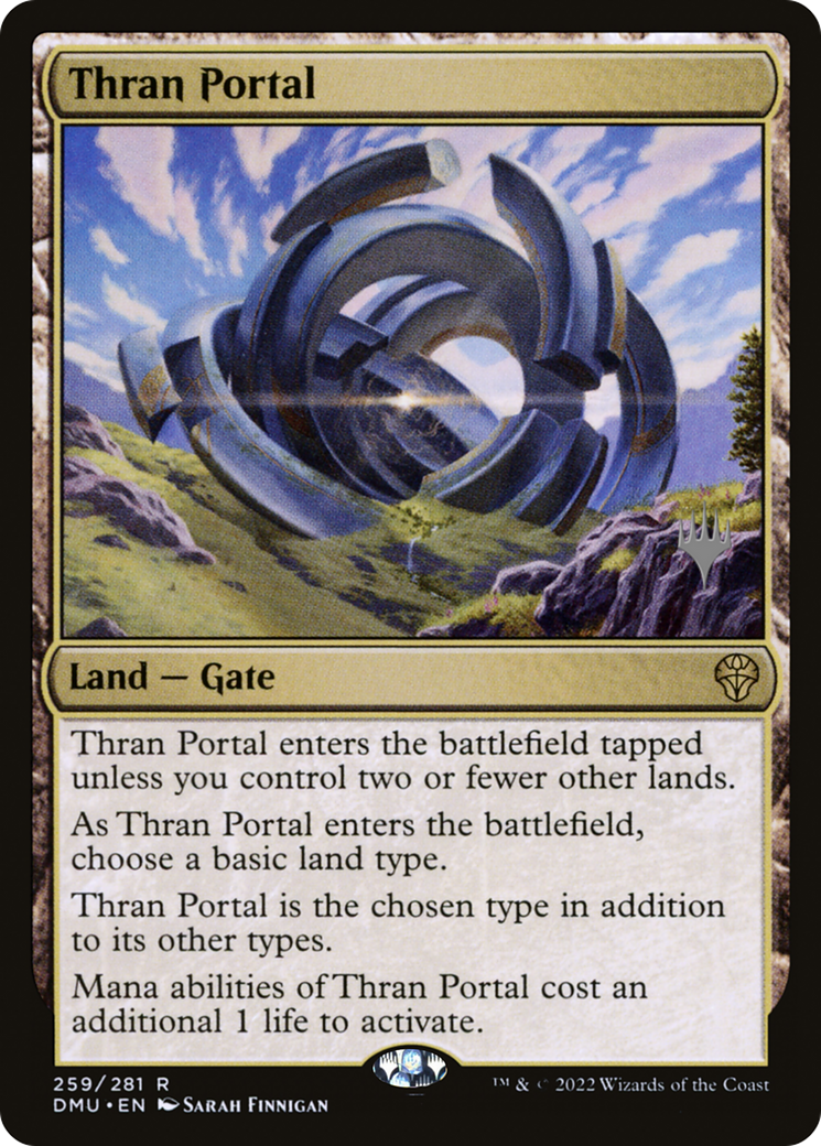 Thran Portal (PDMU-259P) - Dominaria United Promos Foil - Premium MTG Single from Wizards of the Coast - Just $0.23! Shop now at Game Crave Tournament Store