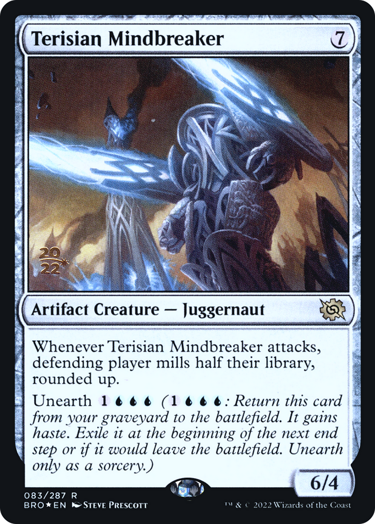 Terisian Mindbreaker (PBRO-83S) - The Brothers' War Promos Foil - Premium MTG Single from Wizards of the Coast - Just $1! Shop now at Game Crave Tournament Store