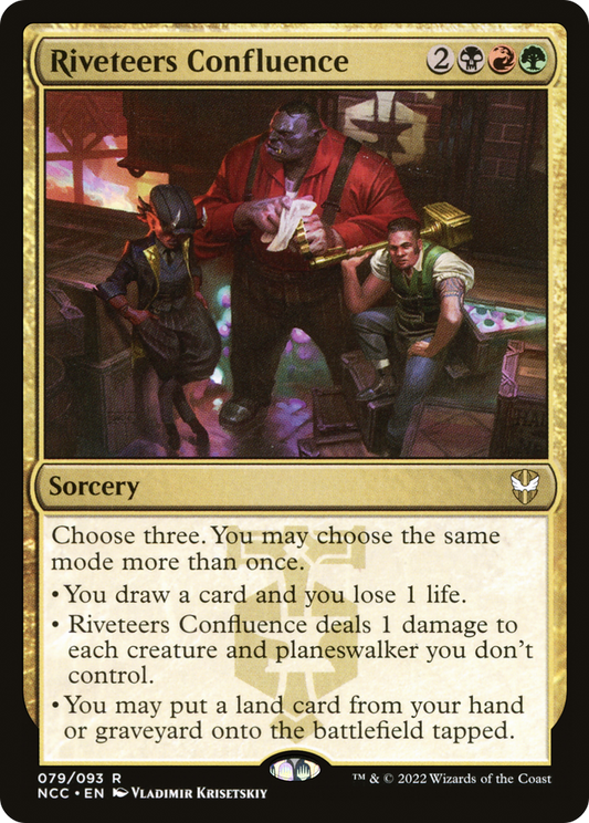 Riveteers Confluence (NCC-079) - New Capenna Commander - Premium MTG Single from Wizards of the Coast - Just $0.08! Shop now at Game Crave Tournament Store