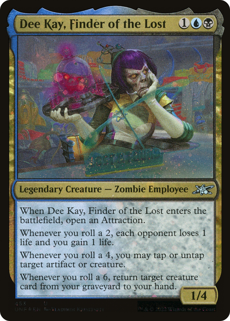 Dee Kay, Finder of the Lost (UNF-453) - Unfinity Foil - Premium MTG Single from Wizards of the Coast - Just $0.11! Shop now at Game Crave Tournament Store