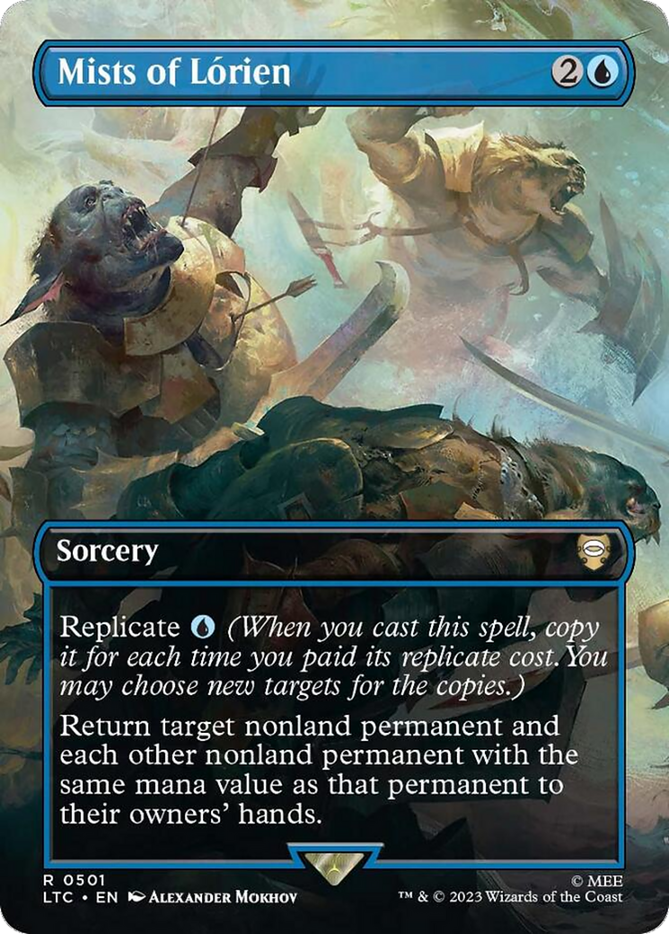 Mists of Lórien (LTC-501) - Tales of Middle-earth Commander (Borderless) - Premium MTG Single from Wizards of the Coast - Just $0.15! Shop now at Game Crave Tournament Store