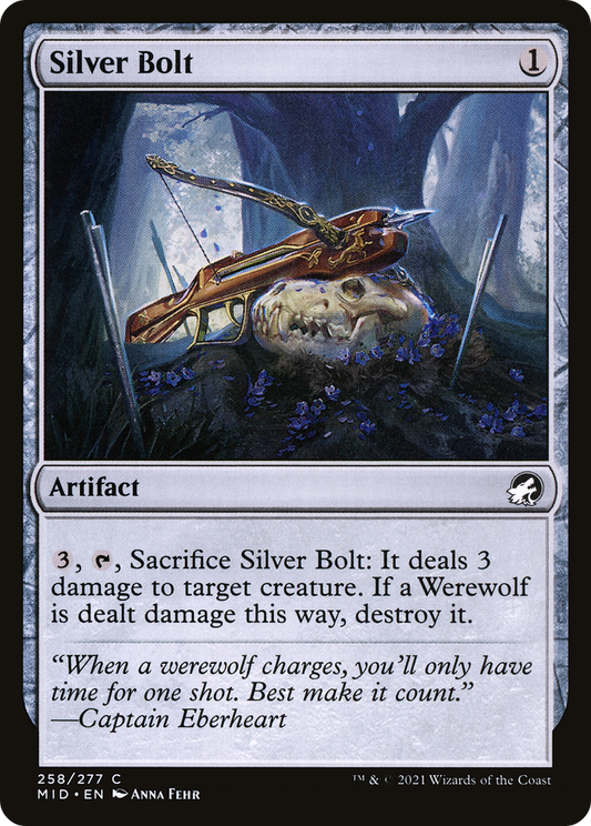 Silver Bolt (MID-258) - Innistrad: Midnight Hunt - Premium MTG Single from Wizards of the Coast - Just $0.08! Shop now at Game Crave Tournament Store