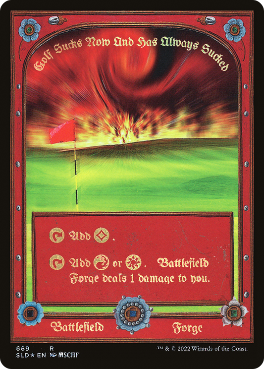 Battlefield Forge (SLD-669) - Secret Lair Drop Foil - Premium MTG Single from Wizards of the Coast - Just $1.75! Shop now at Game Crave Tournament Store