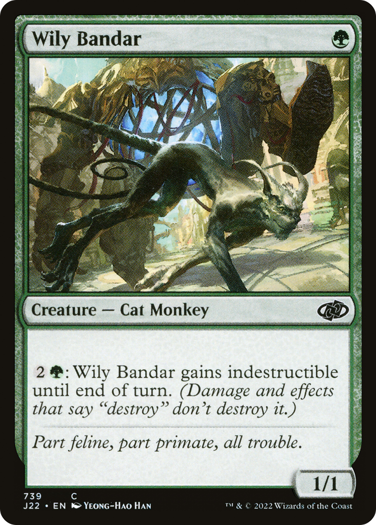 Wily Bandar (J22-739) - Jumpstart 2022 - Premium MTG Single from Wizards of the Coast - Just $0.08! Shop now at Game Crave Tournament Store