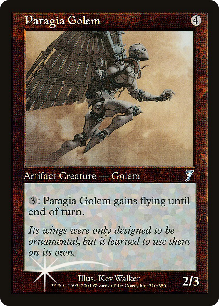 Patagia Golem (7ED-310★) - Seventh Edition Foil - Premium MTG Single from Wizards of the Coast - Just $2.66! Shop now at Game Crave Tournament Store