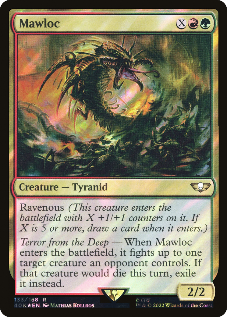 Mawloc (40K-133★) - Warhammer 40,000 Commander Foil - Premium MTG Single from Wizards of the Coast - Just $2.93! Shop now at Game Crave Tournament Store