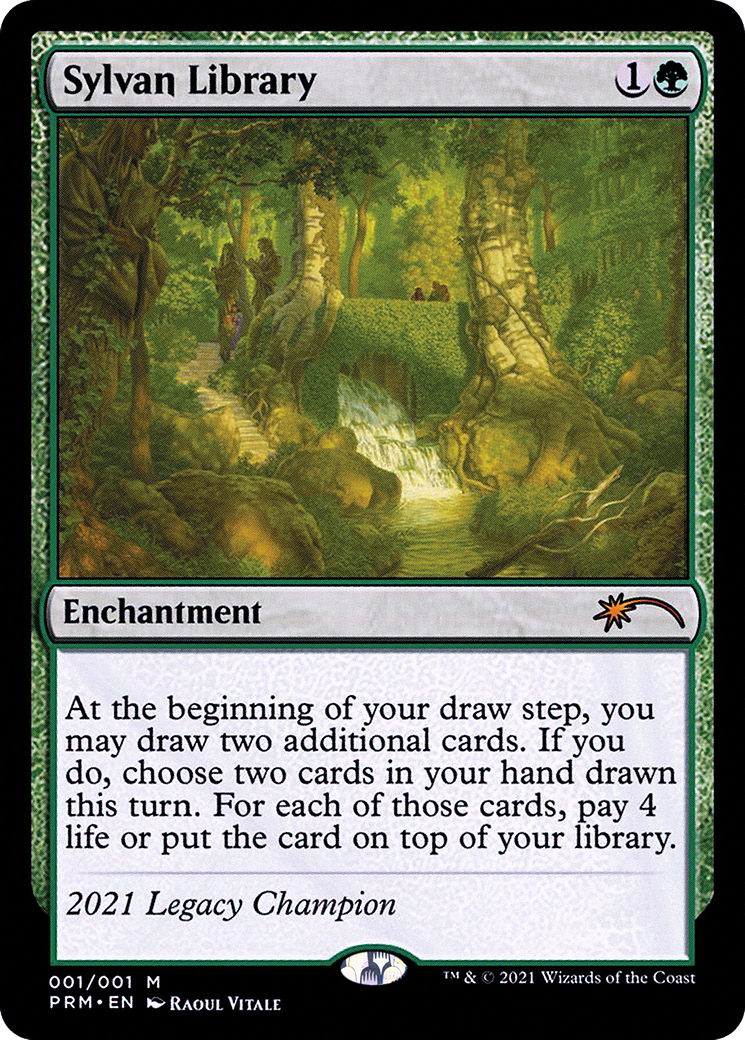 Sylvan Library (OLGC-2021C) - Legacy Championship - Premium MTG Single from Wizards of the Coast - Just $0! Shop now at Game Crave Tournament Store