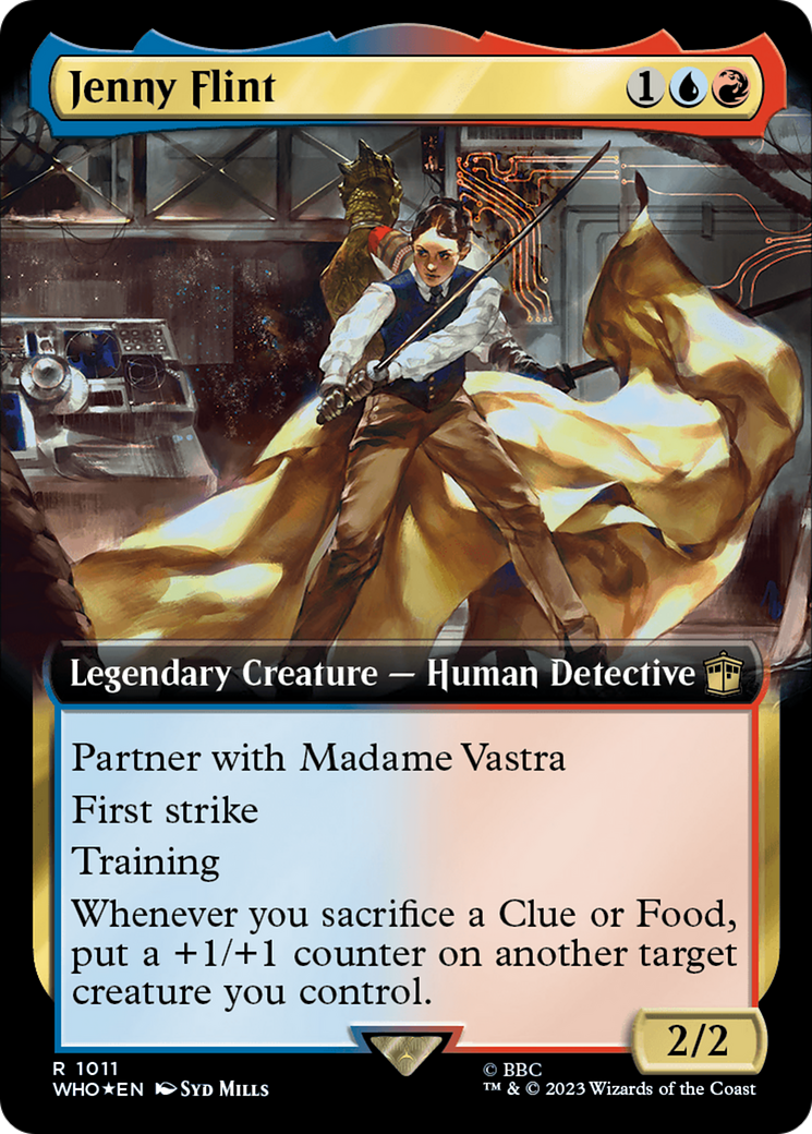 Jenny Flint (WHO-1011) - Doctor Who: (Extended Art) Foil - Premium MTG Single from Wizards of the Coast - Just $1.93! Shop now at Game Crave Tournament Store
