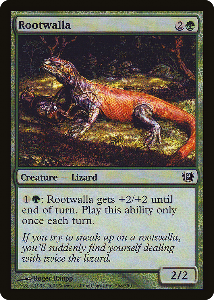 Rootwalla (9ED-268★) - Ninth Edition Foil - Premium MTG Single from Wizards of the Coast - Just $0.08! Shop now at Game Crave Tournament Store