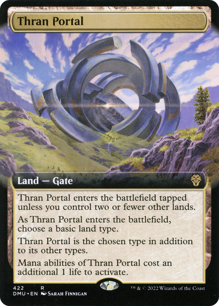 Thran Portal (DMU-422) - Dominaria United: (Extended Art) - Premium MTG Single from Wizards of the Coast - Just $0.87! Shop now at Game Crave Tournament Store