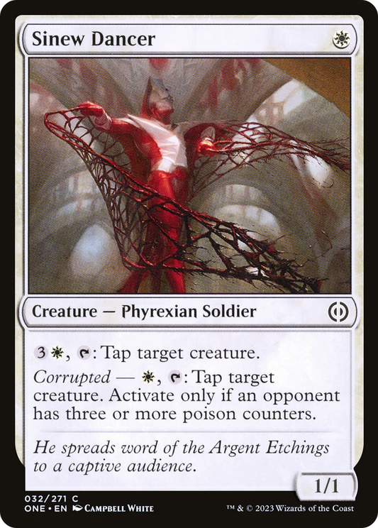Sinew Dancer (ONE-032) - Phyrexia: All Will Be One - Premium MTG Single from Wizards of the Coast - Just $0.08! Shop now at Game Crave Tournament Store