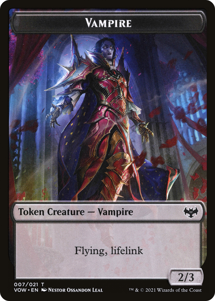 Vampire (TVOW-007) - Innistrad: Crimson Vow Tokens - Premium MTG Single from Wizards of the Coast - Just $0! Shop now at Game Crave Tournament Store