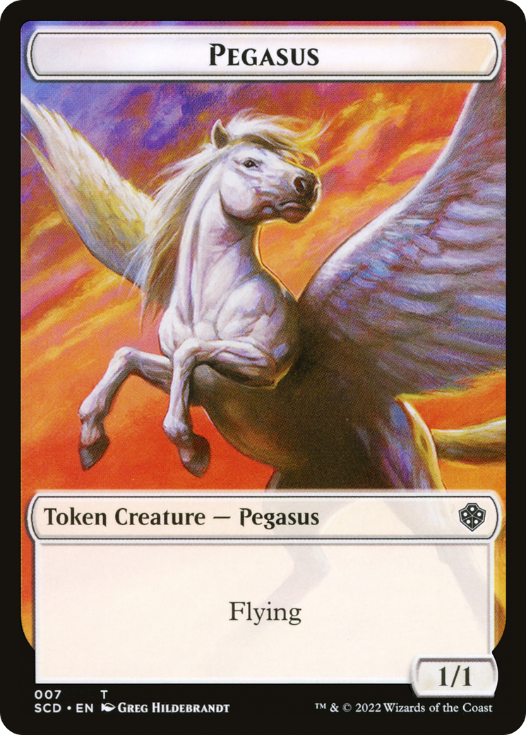 Pegasus (TSCD-007) - Starter Commander Deck Tokens - Premium MTG Single from Wizards of the Coast - Just $0! Shop now at Game Crave Tournament Store