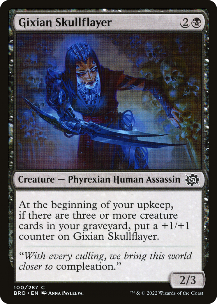 Gixian Skullflayer (BRO-100) - The Brothers' War Foil - Premium MTG Single from Wizards of the Coast - Just $0.08! Shop now at Game Crave Tournament Store