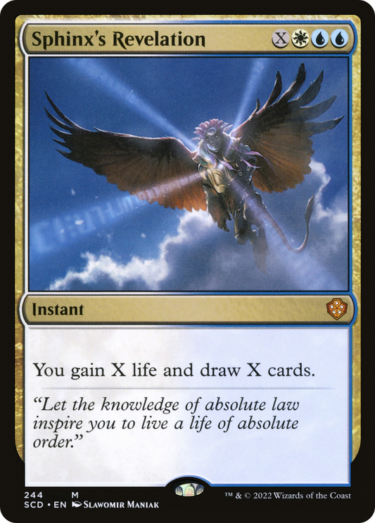 Sphinx's Revelation (SCD-244) - Starter Commander Decks - Premium MTG Single from Wizards of the Coast - Just $0.34! Shop now at Game Crave Tournament Store