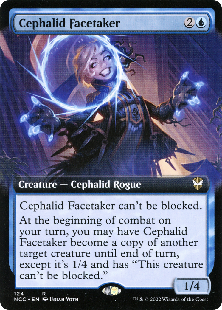 Cephalid Facetaker (NCC-124) - New Capenna Commander: (Extended Art) - Premium MTG Single from Wizards of the Coast - Just $4.19! Shop now at Game Crave Tournament Store