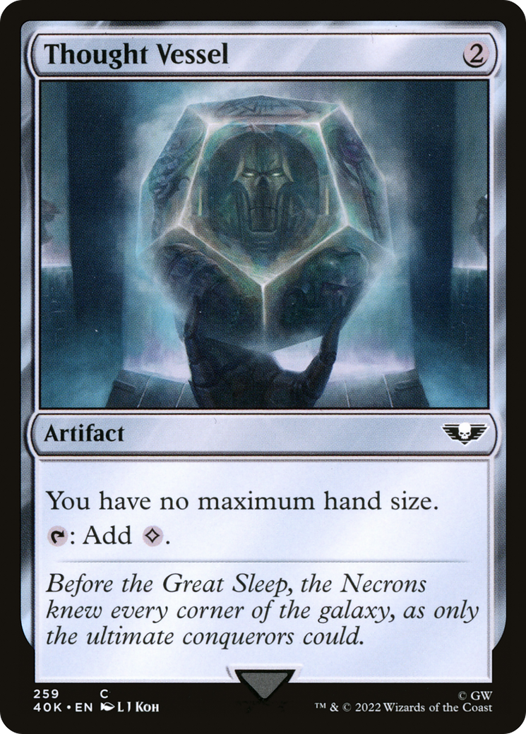 Thought Vessel (40K-259) - Warhammer 40,000 Commander - Premium MTG Single from Wizards of the Coast - Just $1.59! Shop now at Game Crave Tournament Store