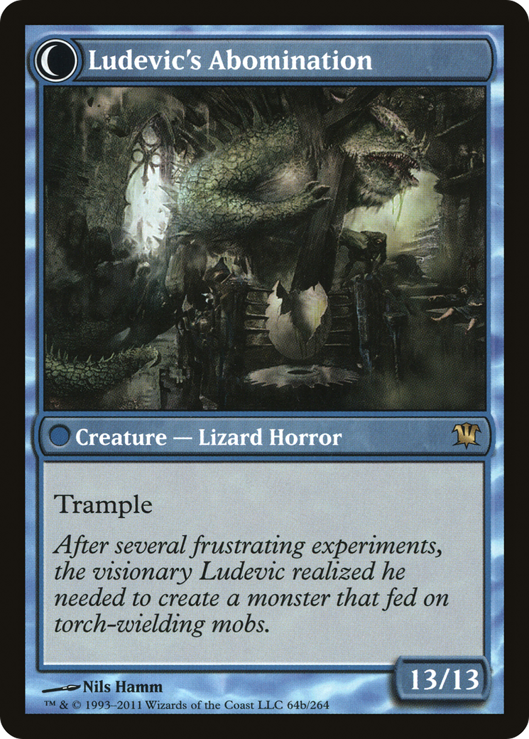 Ludevic's Test Subject // Ludevic's Abomination (ISD-064) - Innistrad: (Double Faced Transform) Foil - Premium MTG Single from Wizards of the Coast - Just $0.90! Shop now at Game Crave Tournament Store