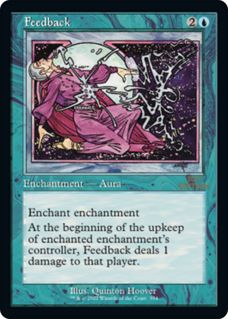 Feedback (30A-354) - 30th Anniversary Edition - Premium MTG Single from Wizards of the Coast - Just $14.40! Shop now at Game Crave Tournament Store