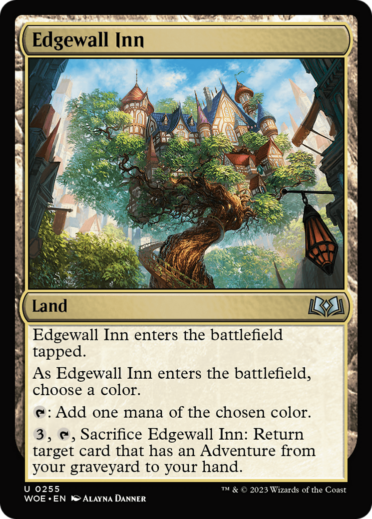 Edgewall Inn (WOE-255) - Wilds of Eldraine - Premium MTG Single from Wizards of the Coast - Just $0.08! Shop now at Game Crave Tournament Store