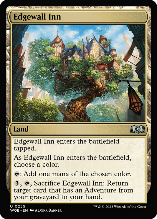 Edgewall Inn (WOE-255) - Wilds of Eldraine - Premium MTG Single from Wizards of the Coast - Just $0.08! Shop now at Game Crave Tournament Store