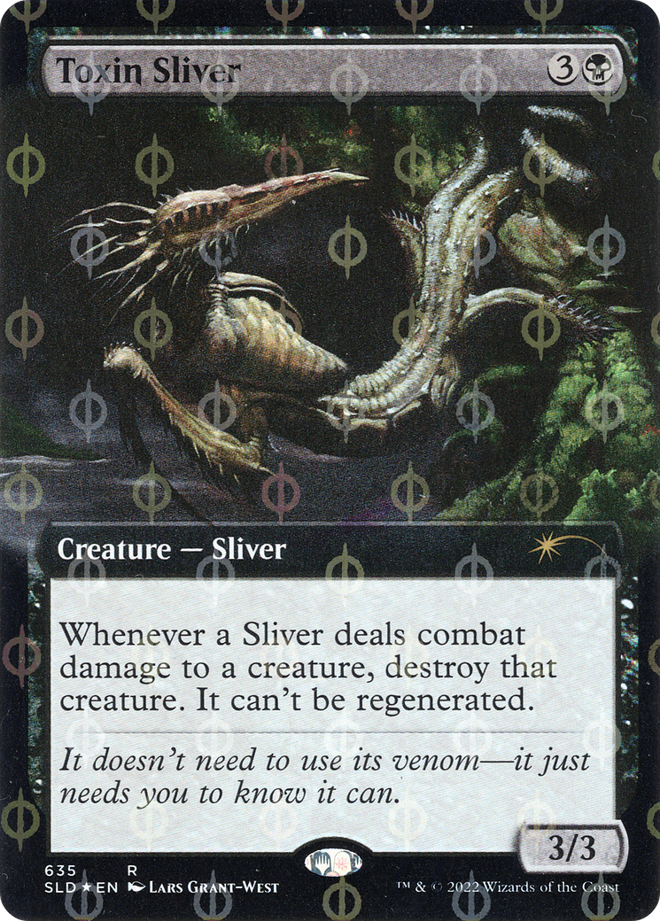 Toxin Sliver (SLD-635Φ) - Secret Lair Drop: (Extended Art) Foil - Premium MTG Single from Wizards of the Coast - Just $3.91! Shop now at Game Crave Tournament Store