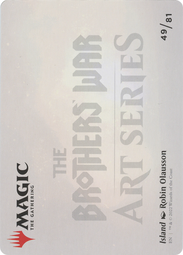 Island // Island (ABRO-049) - The Brothers' War Art Series (Borderless) Foil - Premium MTG Single from Wizards of the Coast - Just $0! Shop now at Game Crave Tournament Store