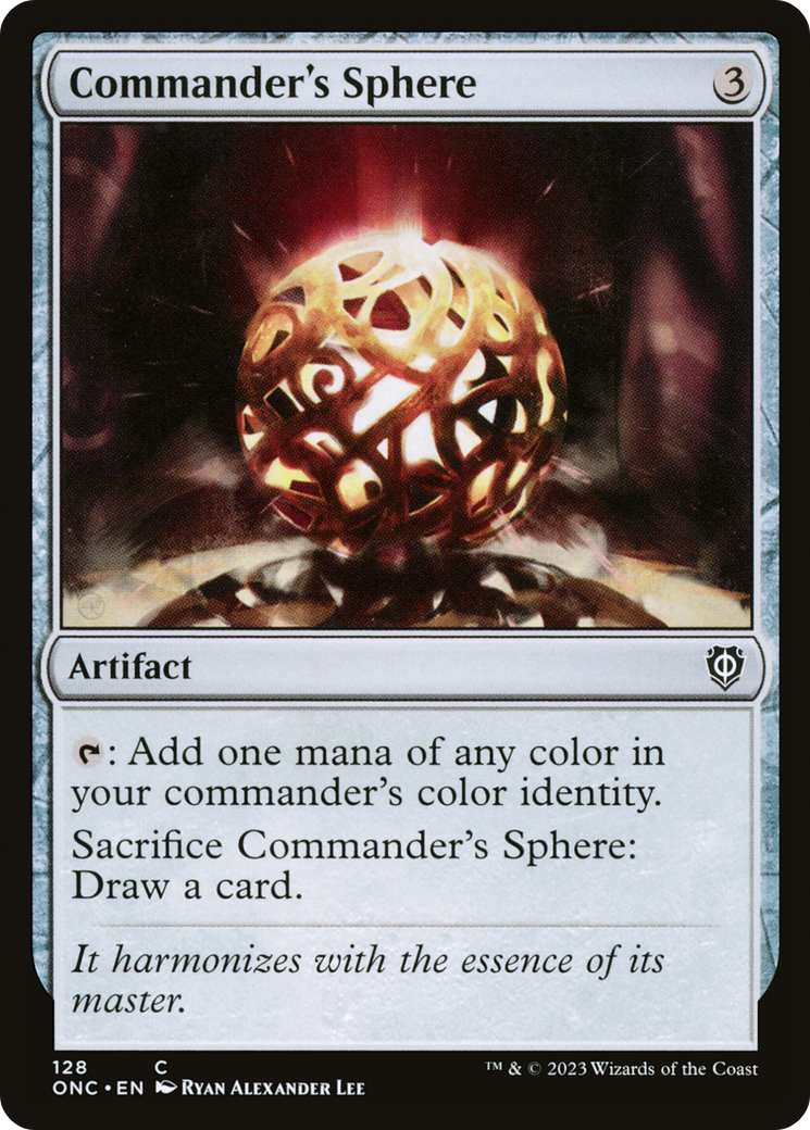 Commander's Sphere (ONC-128) - Phyrexia: All Will Be One Commander - Premium MTG Single from Wizards of the Coast - Just $0.08! Shop now at Game Crave Tournament Store
