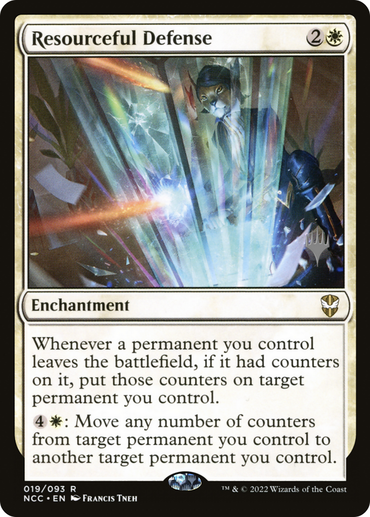 Resourceful Defense (PNCC-19P) - New Capenna Commander Promos Foil - Premium MTG Single from Wizards of the Coast - Just $6.99! Shop now at Game Crave Tournament Store