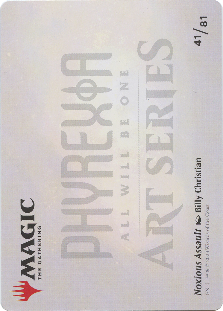 Noxious Assault // Noxious Assault (AONE-041) - Phyrexia: All Will Be One Art Series (Borderless) Foil - Premium MTG Single from Wizards of the Coast - Just $0! Shop now at Game Crave Tournament Store