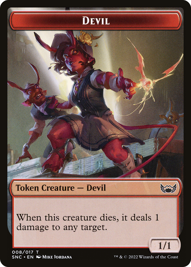 Devil (TSNC-008) - Streets of New Capenna Tokens - Premium MTG Single from Wizards of the Coast - Just $0! Shop now at Game Crave Tournament Store