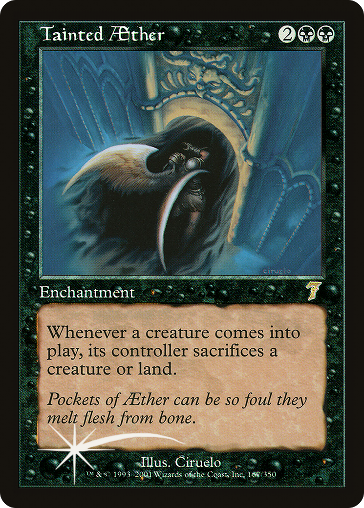 Tainted Aether (7ED-167★) - Seventh Edition Foil - Premium MTG Single from Wizards of the Coast - Just $24.31! Shop now at Game Crave Tournament Store