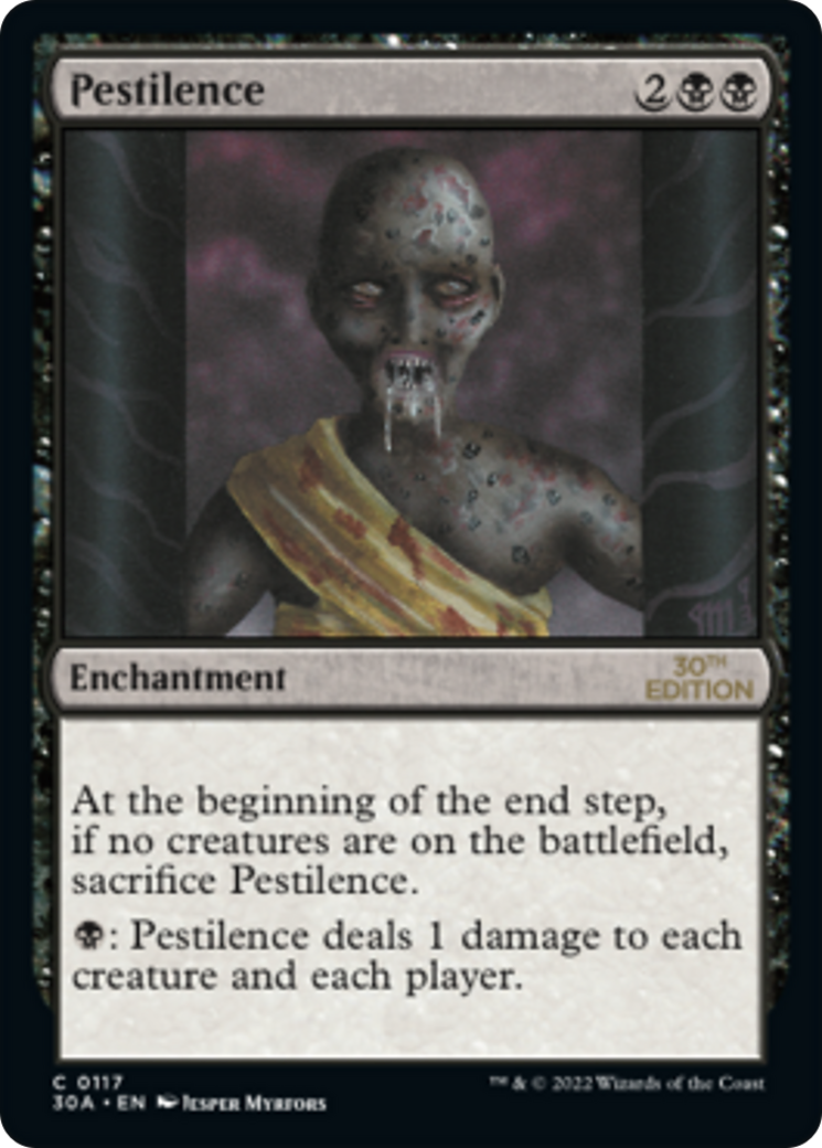 Pestilence (30A-117) - 30th Anniversary Edition - Premium MTG Single from Wizards of the Coast - Just $1.68! Shop now at Game Crave Tournament Store