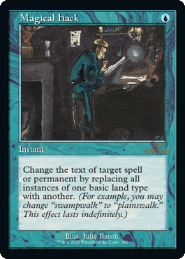 Magical Hack (30A-360) - 30th Anniversary Edition - Premium MTG Single from Wizards of the Coast - Just $14.40! Shop now at Game Crave Tournament Store