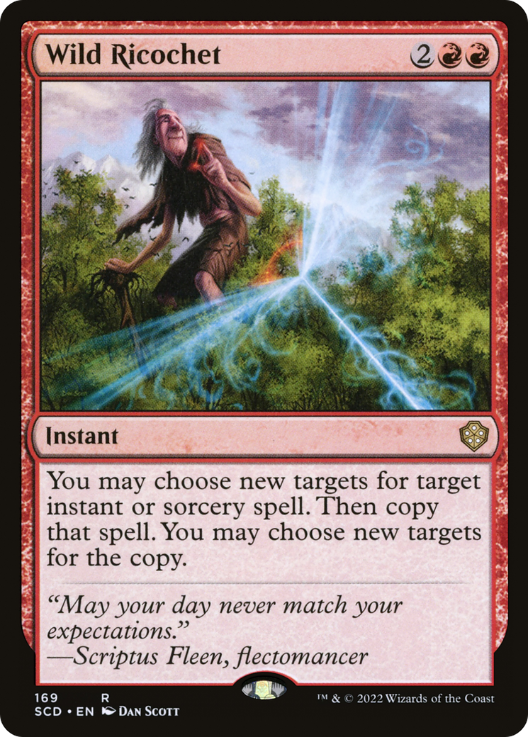 Wild Ricochet (SCD-169) - Starter Commander Decks - Premium MTG Single from Wizards of the Coast - Just $0.08! Shop now at Game Crave Tournament Store
