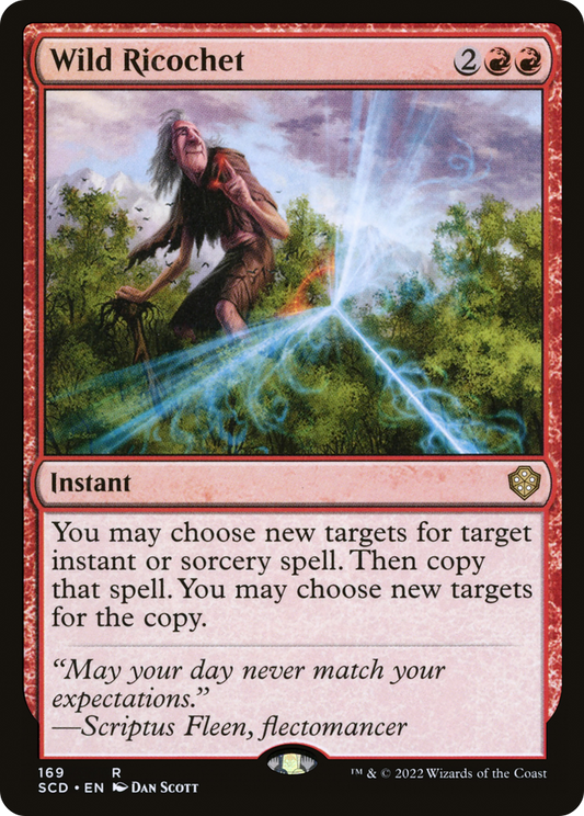 Wild Ricochet (SCD-169) - Starter Commander Decks - Premium MTG Single from Wizards of the Coast - Just $0.08! Shop now at Game Crave Tournament Store