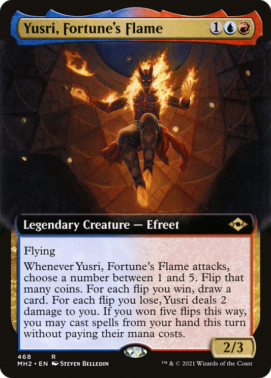 Yusri, Fortune's Flame (MH2-468) - Modern Horizons 2: (Extended Art) - Premium MTG Single from Wizards of the Coast - Just $0.08! Shop now at Game Crave Tournament Store