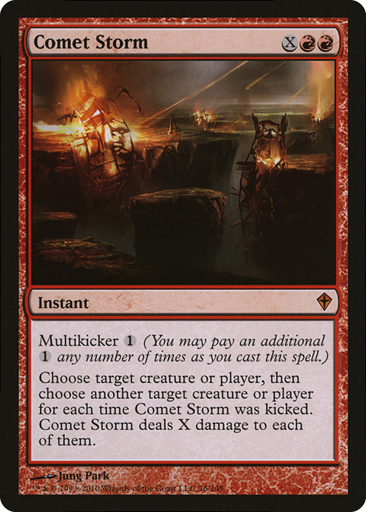 Comet Storm (P10-076) - Magic Player Rewards 2010 - Premium MTG Single from Wizards of the Coast - Just $0! Shop now at Game Crave Tournament Store