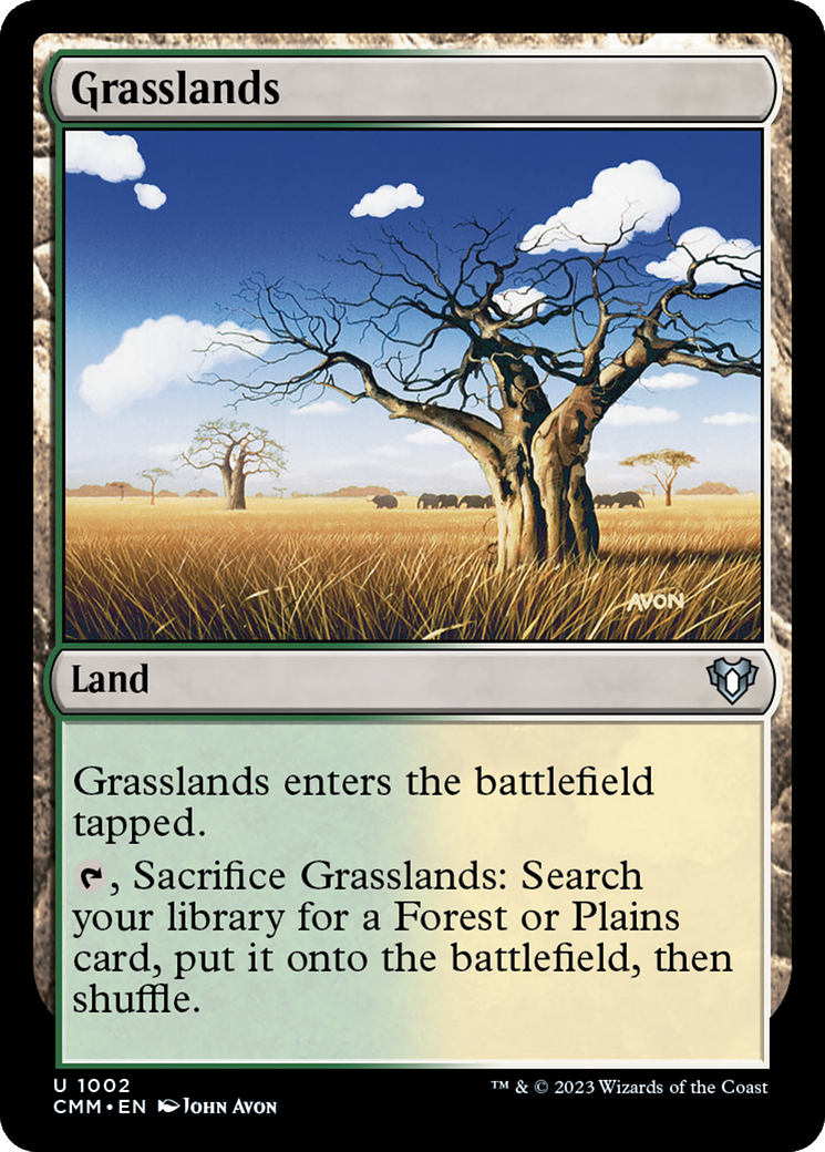 Grasslands (CMM-1002) - Commander Masters - Premium MTG Single from Wizards of the Coast - Just $0.08! Shop now at Game Crave Tournament Store