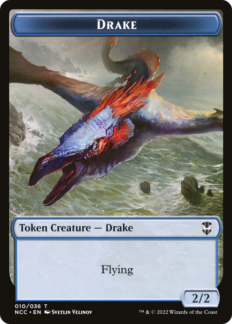 Drake (TNCC-010) - New Capenna Commander Tokens - Premium MTG Single from Wizards of the Coast - Just $0! Shop now at Game Crave Tournament Store