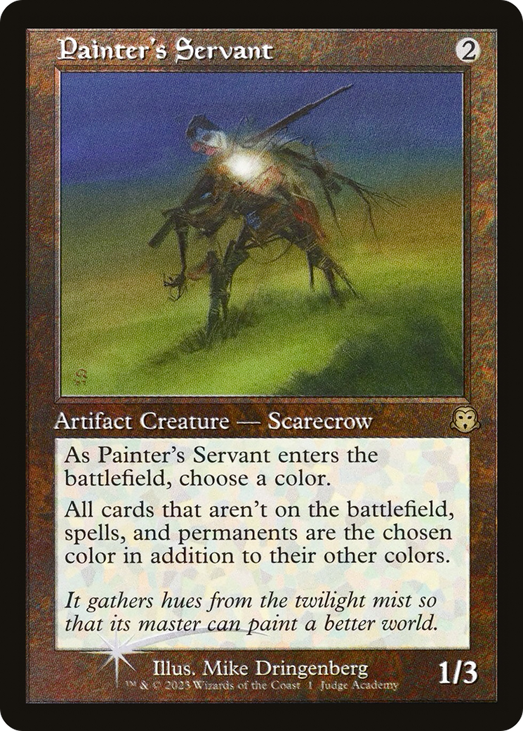Painter's Servant (P23-001) - Judge Gift Cards 2023 Foil - Premium MTG Single from Wizards of the Coast - Just $19.84! Shop now at Game Crave Tournament Store
