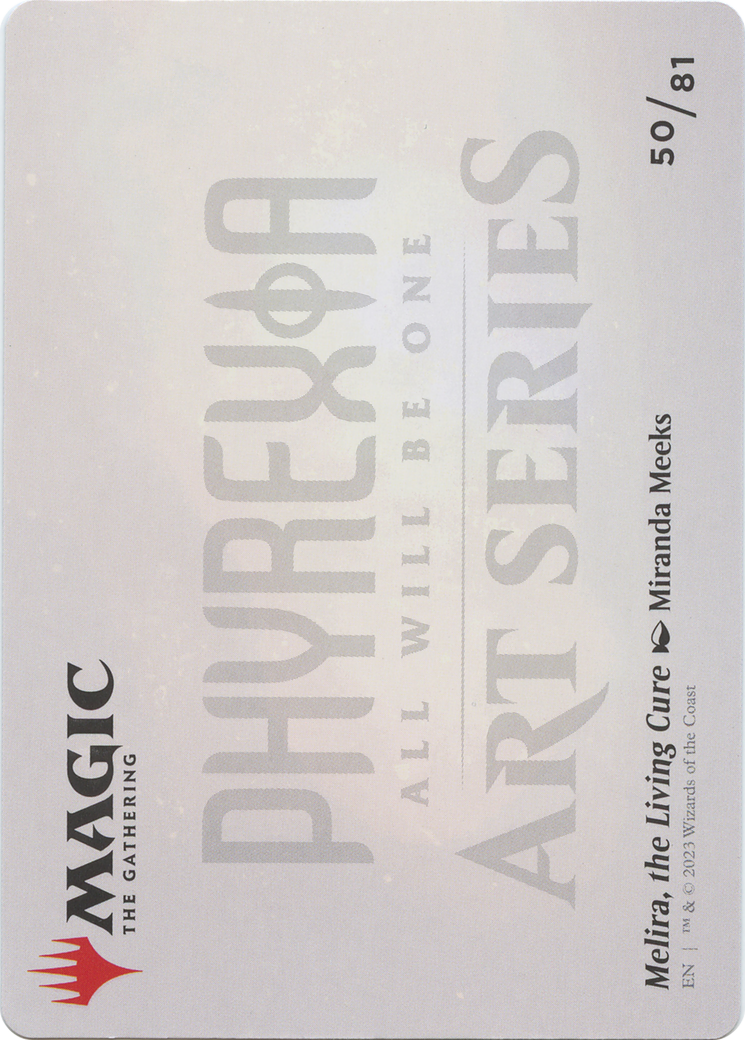Melira, the Living Cure // Melira, the Living Cure (AONE-050) - Phyrexia: All Will Be One Art Series (Borderless) - Premium MTG Single from Wizards of the Coast - Just $0! Shop now at Game Crave Tournament Store