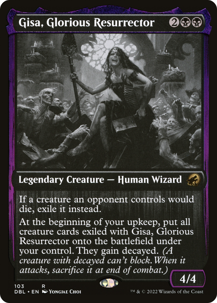 Gisa, Glorious Resurrector (DBL-103) - Innistrad: Double Feature Foil - Premium MTG Single from Wizards of the Coast - Just $3.02! Shop now at Game Crave Tournament Store