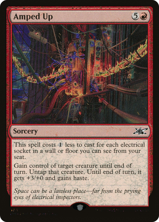 Amped Up (UNF-384) - Unfinity Foil - Premium MTG Single from Wizards of the Coast - Just $0.25! Shop now at Game Crave Tournament Store