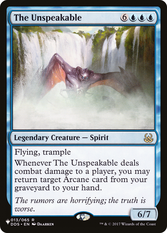 The Unspeakable (PLIST-673) - The List - Premium MTG Single from Wizards of the Coast - Just $0.08! Shop now at Game Crave Tournament Store